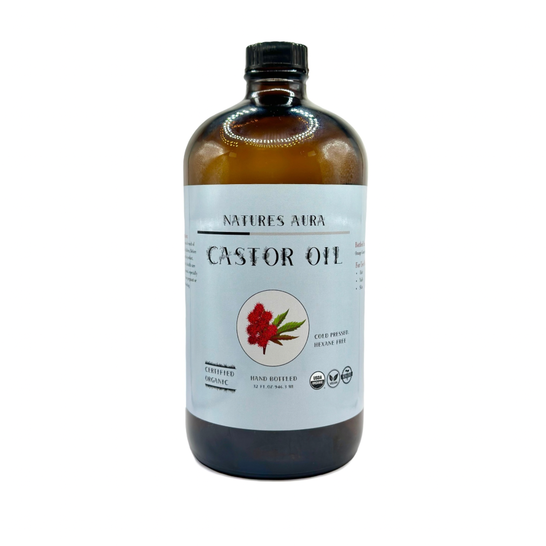 Natures Aura Organic Castor Oil - 960ml (32 Oz)