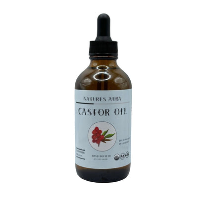 Natures Aura Organic Castor Oil - 120ml (4 Oz)